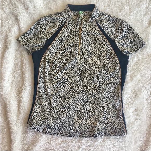 Cheetah Animal Print Sport Shirt Size S - Picture 8 of 8